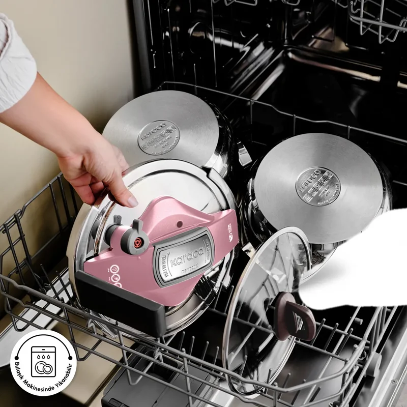 زود پز دو قلو 4 و 6 لیتر صورتی ١۵٣ဂ٠٣ဂ٠٧ဂ٧۶۵٠ - Image 5