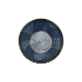 پیاله سرویس 27 پارچه آچار طوسی مات با لبه طلایی