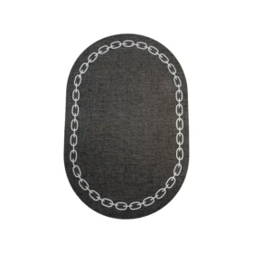 زیر بشقابی چرم لبه گرد