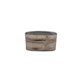 گلدان بیضی بغل طرحدار سه سایز سیلور سایز 1 کد 10579