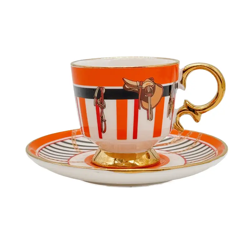 ست سرو قهوه خوری هرمس جدید زین سبزی کد 10525 - Image 2