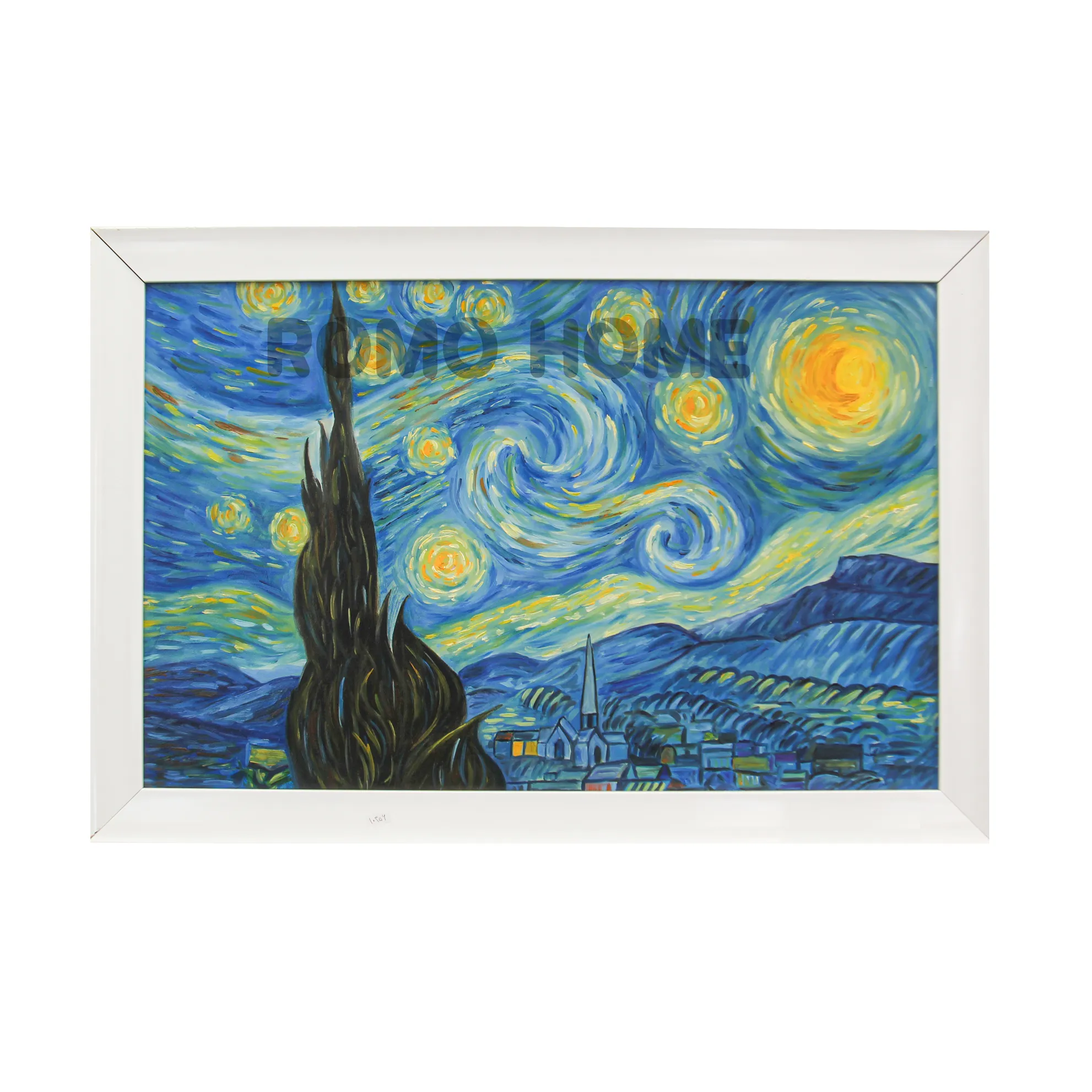 نقاشی شب پر ستاره 50*70 کد 10355 - Image 2