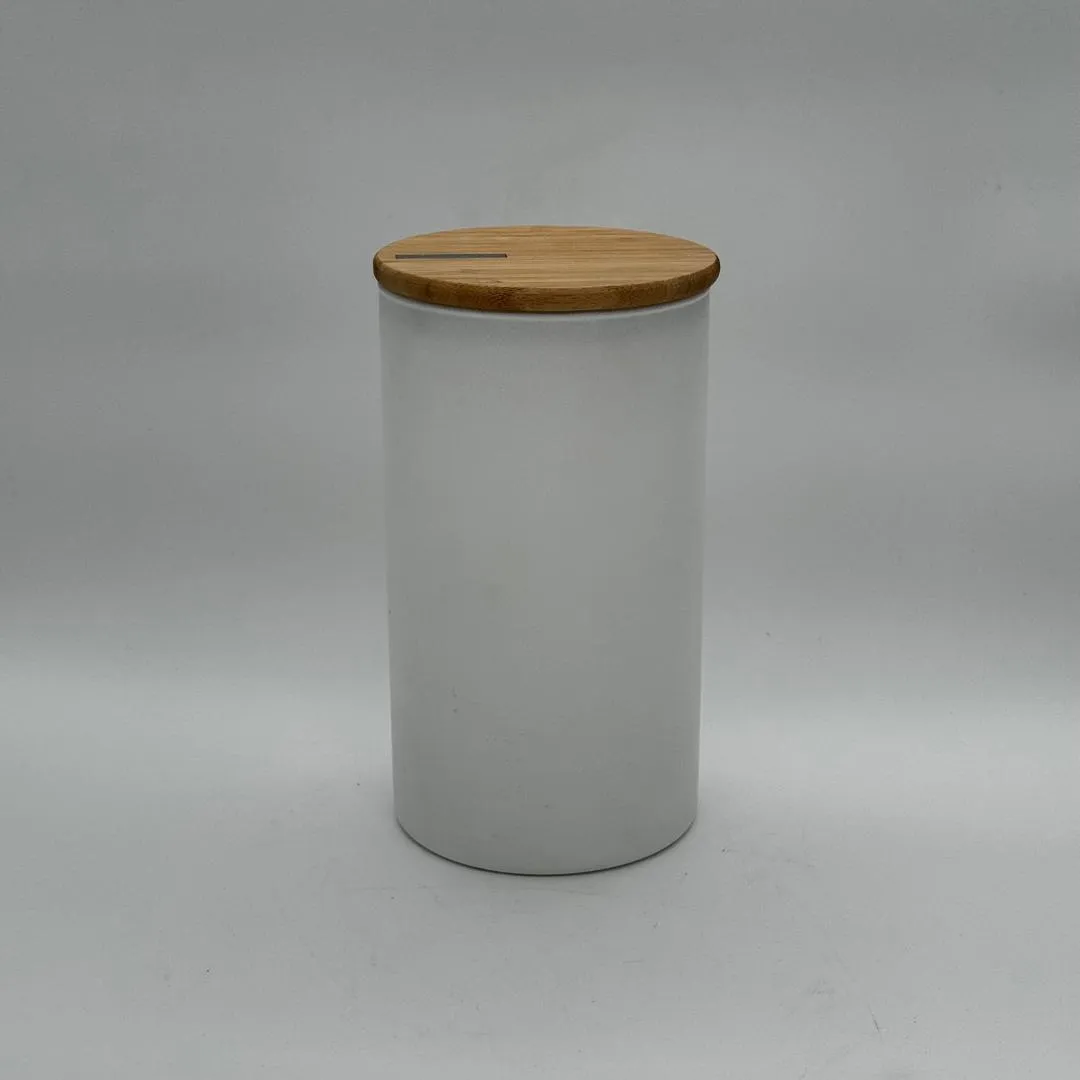 جا حبوبات شیشه ای بزرگ سفید 1480 B3513