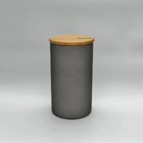 جا حبوبات شیشه ای بزرگ 1480 طوسی B3511