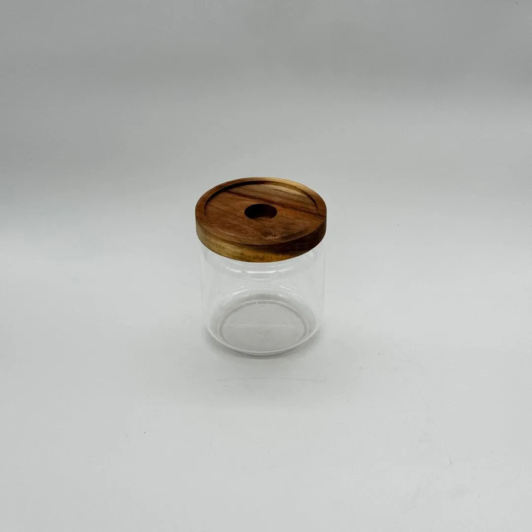 جا ادویه 500میلی لیتر درب چوبی کد 153/03/06/6166 - Image 2