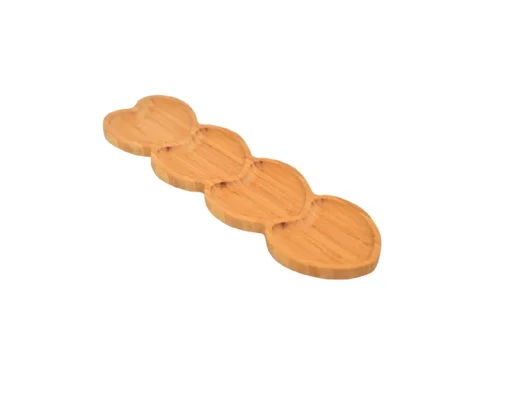 ظرف اسنک 4 قسمتی طرح قلب کد B2621