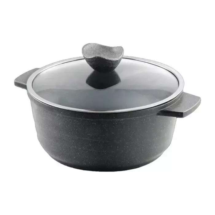 قابلمه سایز 24 گرانیت خاکستری کد 4124