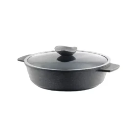 تابه دو دسته سایز 20 گرانیت خاکستری کد 4121