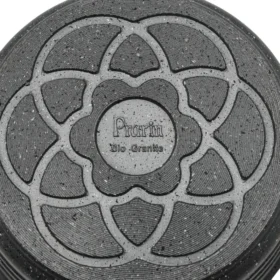 تابه تک دسته سایز 22 گرانیت خاکستری کد 4162