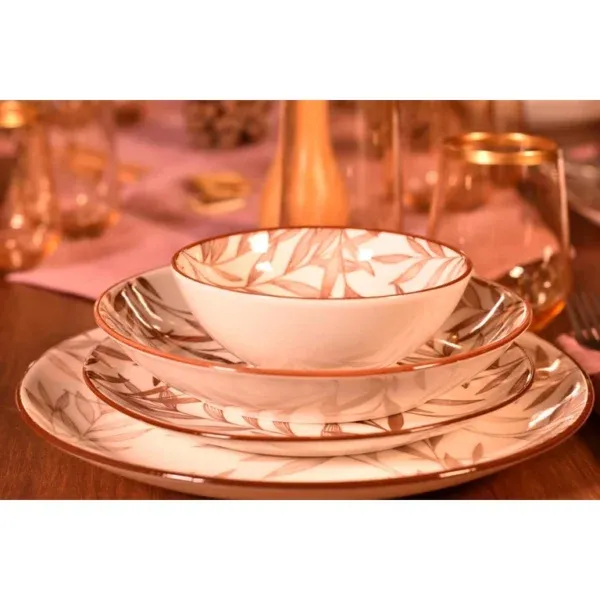 سرویس 24 پارچه غذاخوری چینی کد B1730 - Image 2