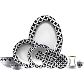 سرویس چینی مدل نیل 40 پارچه کد 7015