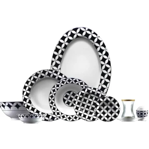 سرویس چینی مدل نیل 40 پارچه کد 7015