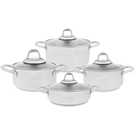 سرویس قابلمه استیل 8 پارچه ١۵٣/٠٣/٠٨/١۴۶٧