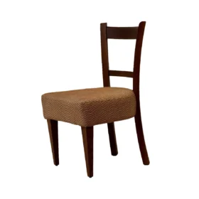 صندلی گرندی چوبی گردویی پارچه BO38