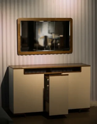 کنسول هومان پوششی پتینه خاکستری