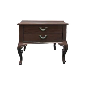 میز کنار مبل کویین چوب گردویی شتری