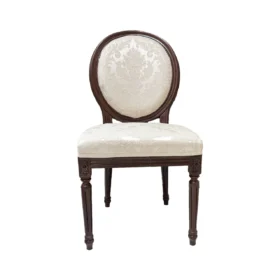 صندلی سیلوانا گردویی شتری پارچه تیفانی