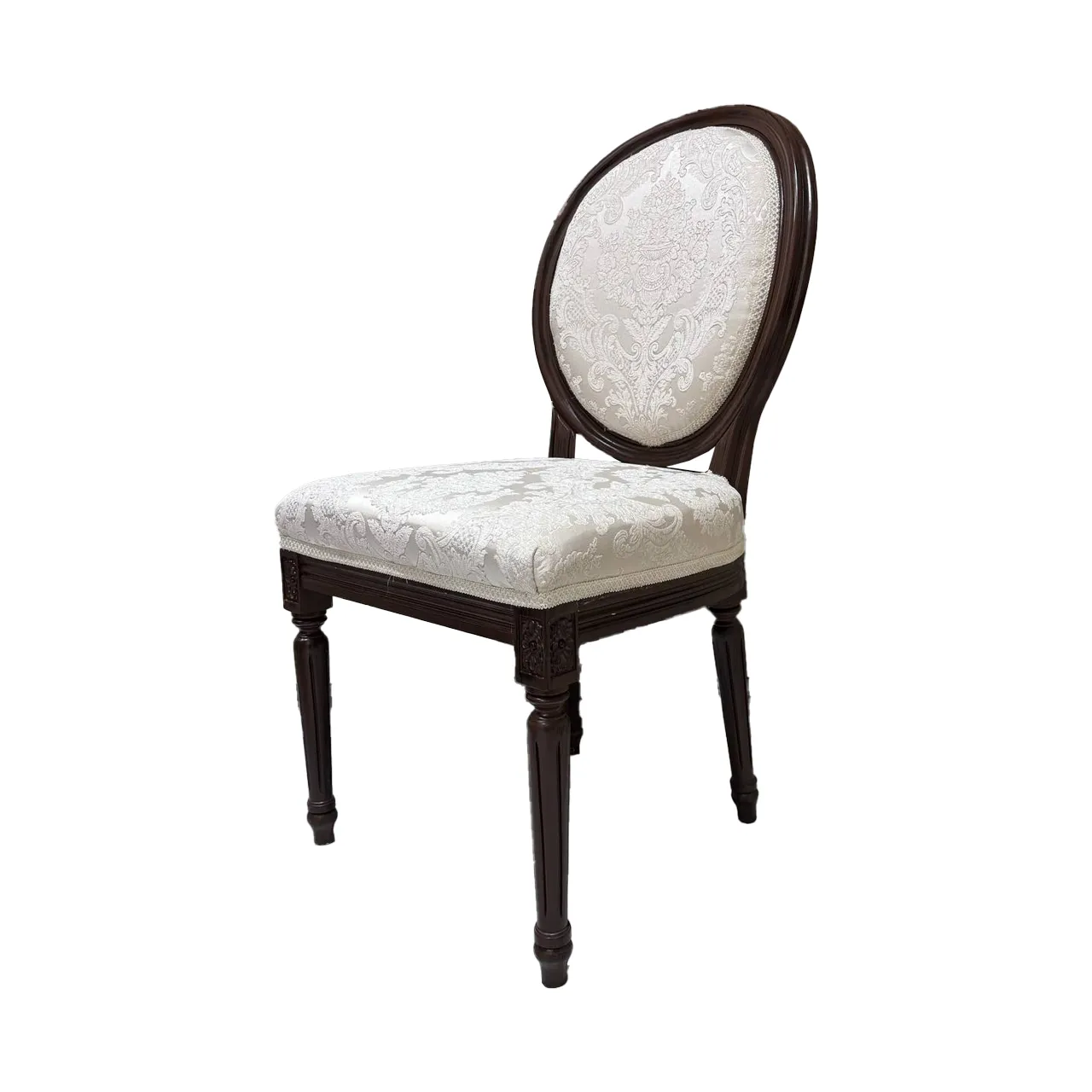 صندلی سیلوانا گردویی شتری پارچه تیفانی - Image 2