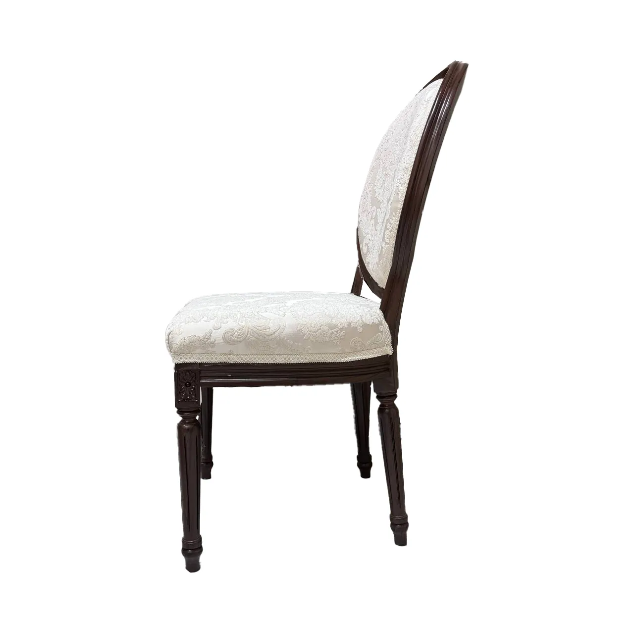 صندلی سیلوانا گردویی شتری پارچه تیفانی - Image 3