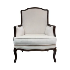 مبل فرانسوی ابزاری گردویی شتری پارچه تیفانی