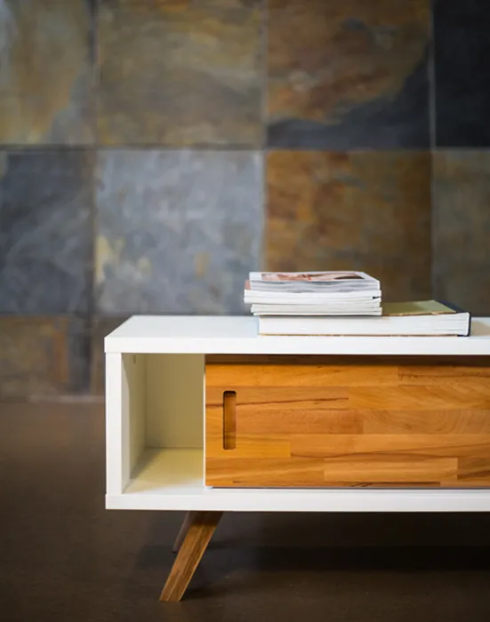 میز تلویزیون آرمادا بزرگ سفید - Image 3