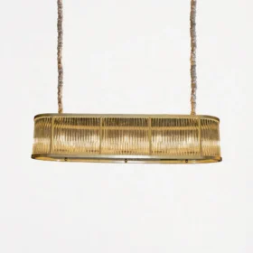 لوستر لاینر کریستال لوله ای 90*35-زغال سنگی کد 171