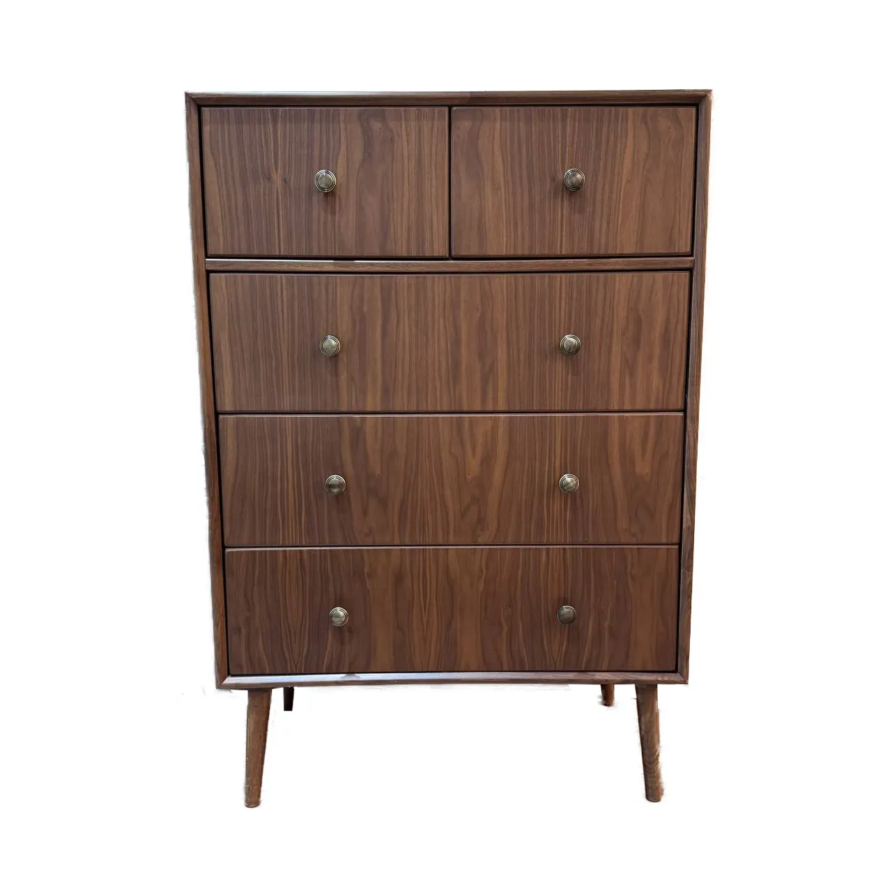 دراور میلو روکش چوب گردو رنگ گردویی