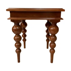 میز کنار مبل لومان روکش راش رنگ گردویی