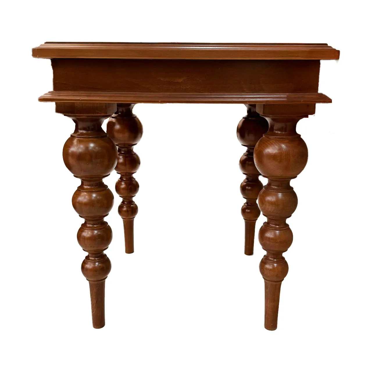 میز کنار مبل لومان روکش راش رنگ گردویی