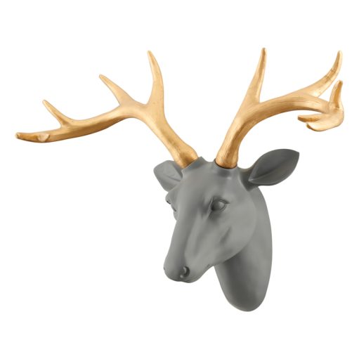 مجسمه گوزن دیواری آلمینیوم کد 10186