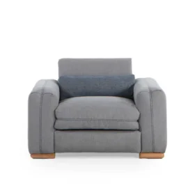 مبل روود یک نفره مشکی پارچه گابریل 803