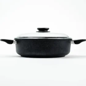 نیم قابلمه سایز 28*8 سری 11 تیتانیوم دایموند کد 08128