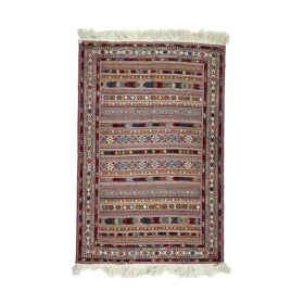 قالیچه گلیم سوزنی راه راه سه متری سایز 200*140 کد 422