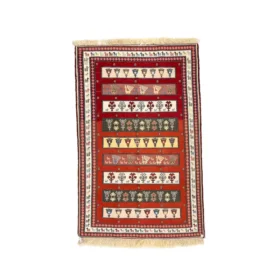 زرع و نیم قاب قرمز خطی سایز 150*100 کد 1768