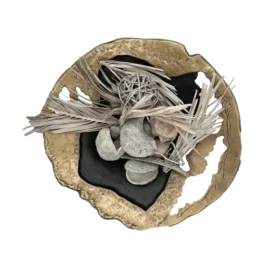 ظرف میوه خوری بزرگ آلمینیومی به همراه تزئینات کد 10224/3