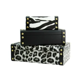 باکس سه تایی پلنگی کد 10662