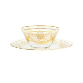 پیاله و پیش دستی lutana طرح مونالیزا کد 10679