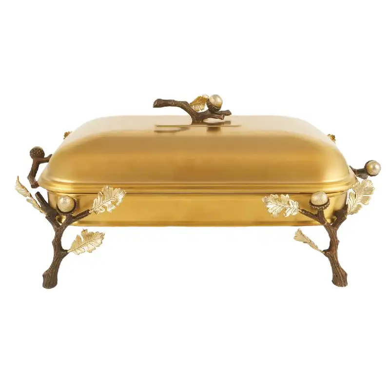 سوفله خوری مستطیل بزرگ بلوط کد 3210903 - Image 3