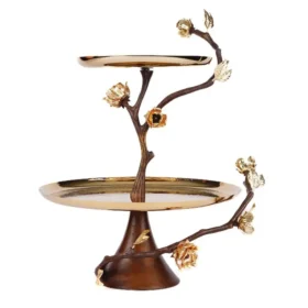 دیس دو طبقه آنیکا بزرگ لبه دار کد 3610319