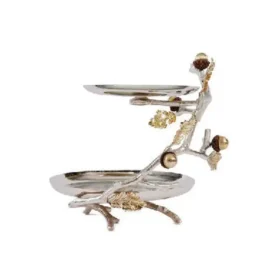 دیس دو طبقه بلوط متوسط لبه دار کد3610297