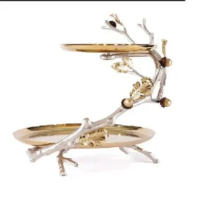 دیس دو طبقه بلوط بزرگ لبه دار کد 3610283