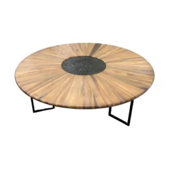 جلو مبل بوکو صفحه شیشه ای گردویی مشکی