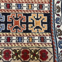 گلیم زرع چارک سوزنی راه راه سایز 120*80 کد 1566
