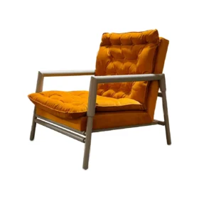 مبل تانا یک نفره چوب 157 پارچه کومو 9