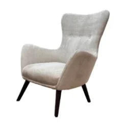 مبل هپی یک نفره مشکی پارچه سیلاس 809