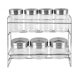 سرویس ادویه 8 پارچه تاپ استیل کد 153/03/07/8836