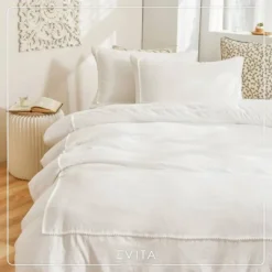 سرویس کاور لورا سایز 180 رنگ کرم کد 01