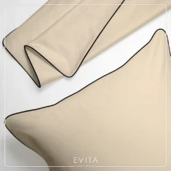 روبالشت تمام نخ آرالی کرم کد 01