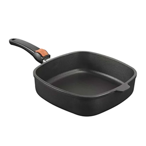 ماهیتابه سایز 7.5*26*26تیتانیوم دایموند دسته بازشو SKK کد 2434