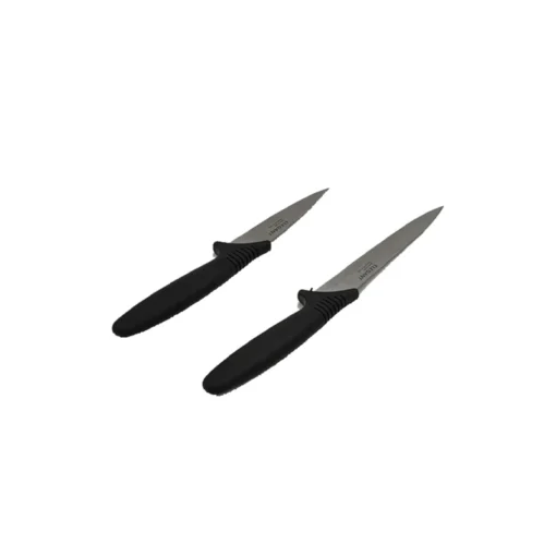 ست دوتایی چاقو دسته مشکی الگانت 854